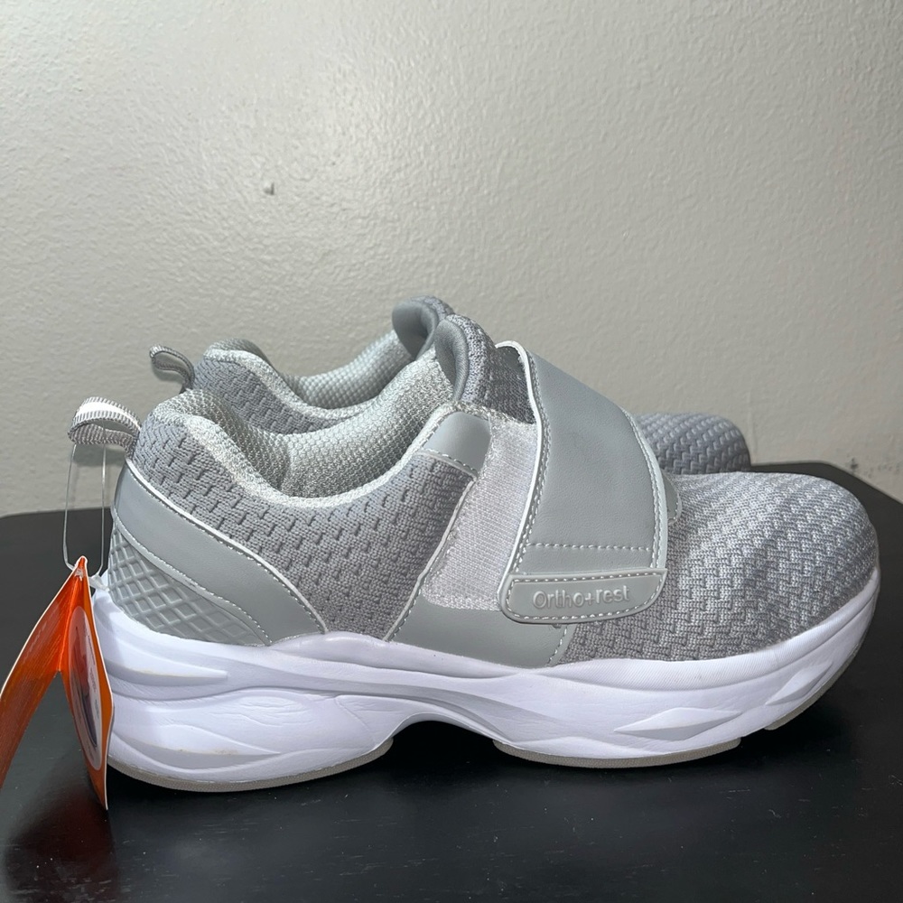 Ortho+rest Men's Diabetic Shoes Gray Orthopedic Sneakers Sz 7